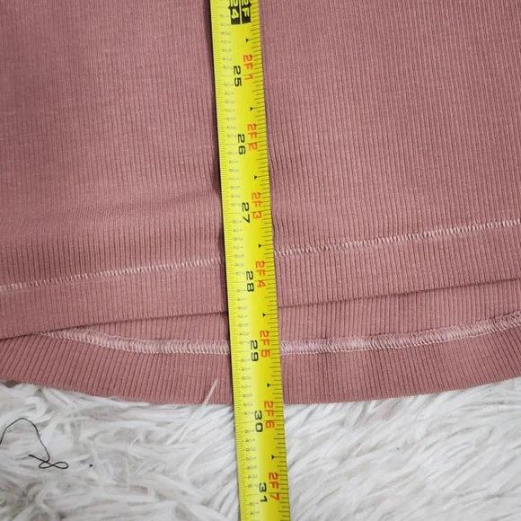 SKIMS  LOUNGE RIB SLIP DRESS/ L/ ROSE/ NWT - Picture 8 of 9